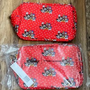 FIRM 🔴 Stoney clover Mickey Disney  Friends Forever Large Pouch set of 2